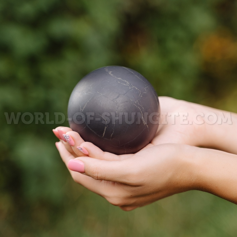 Shungite unpolished sphere 12cm