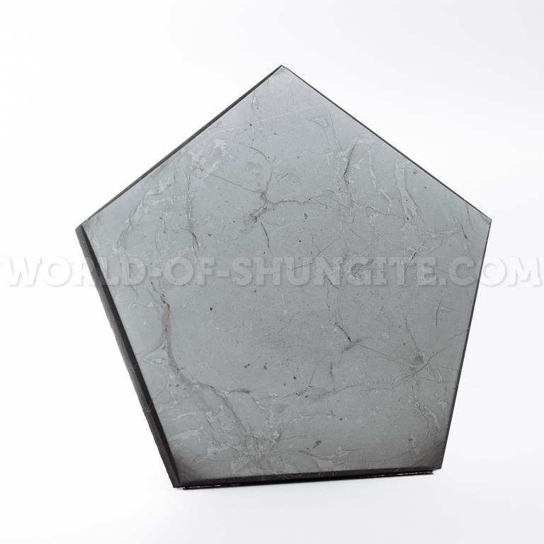 Shungite polished  pentagon 8cm
