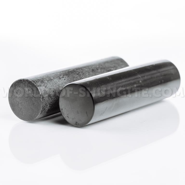 Polished cylinders (shungite and steatite)