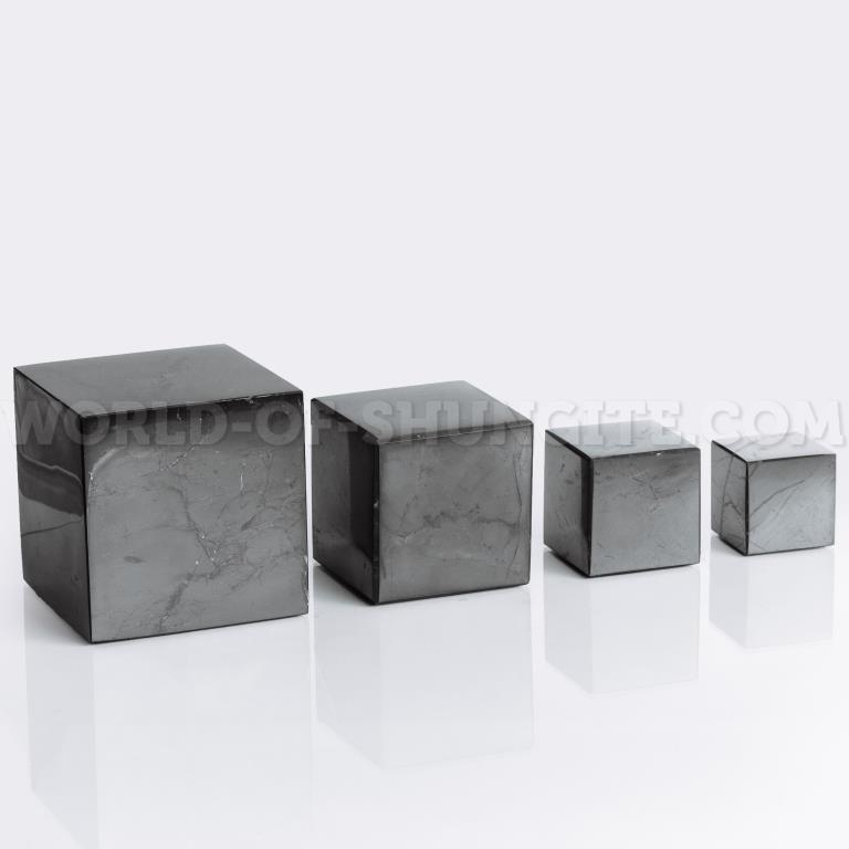 Shungite polished cube 2 cm