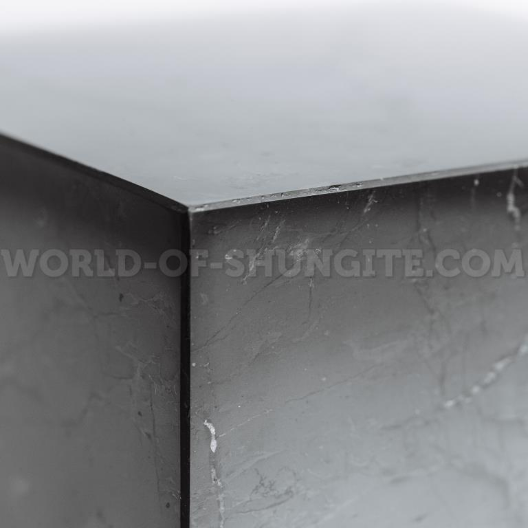 Russian Shungite polished cube 6 cm