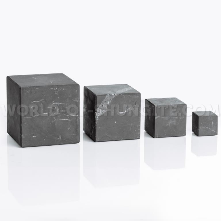 Shungite unpolished cube 4 cm