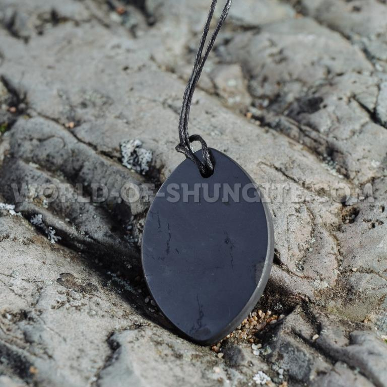 Buy Shungite pendant "Petal"