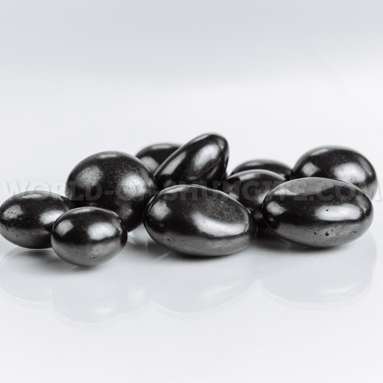 Shungite small polished pellet (4-7cm) 500 g