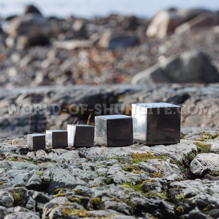Shungite polished cube 15 cm