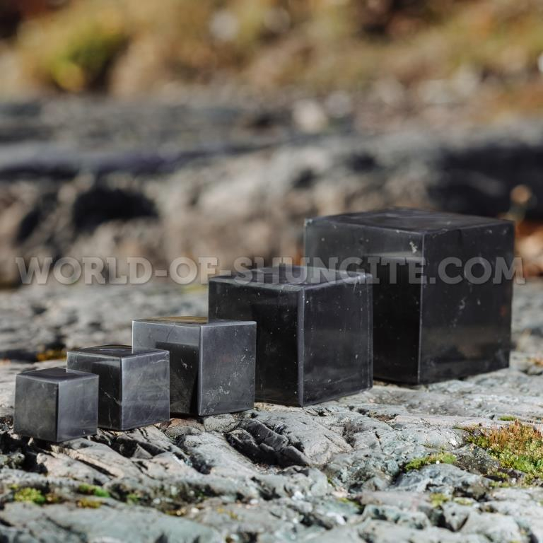 Shungite polished cube 15 cm