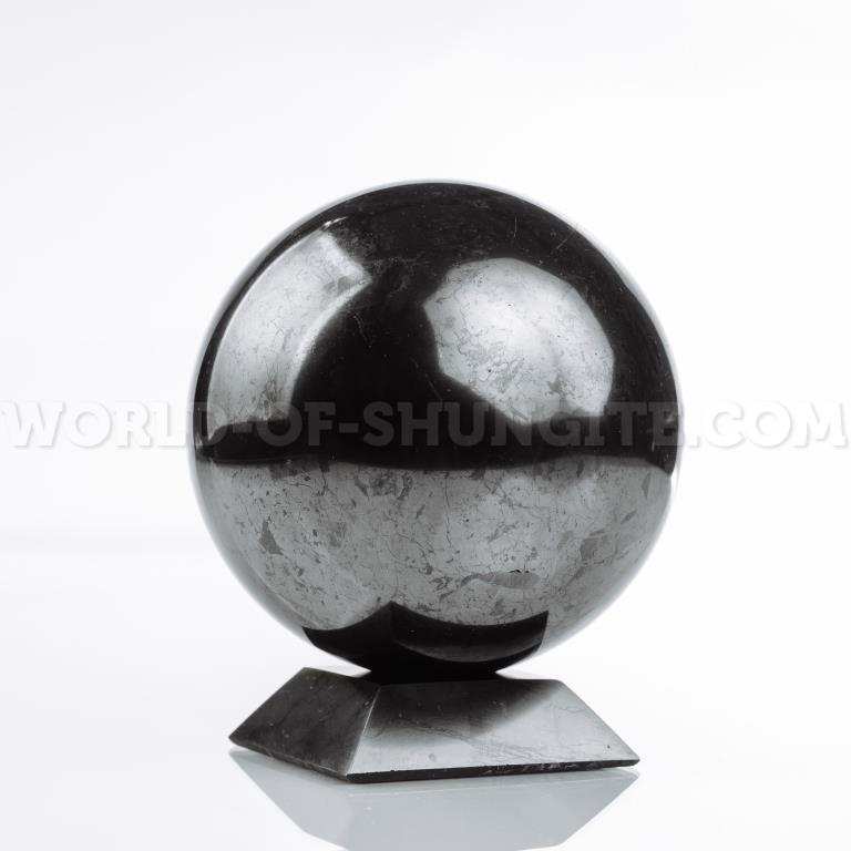 Shungite sphere 8cm from Russia