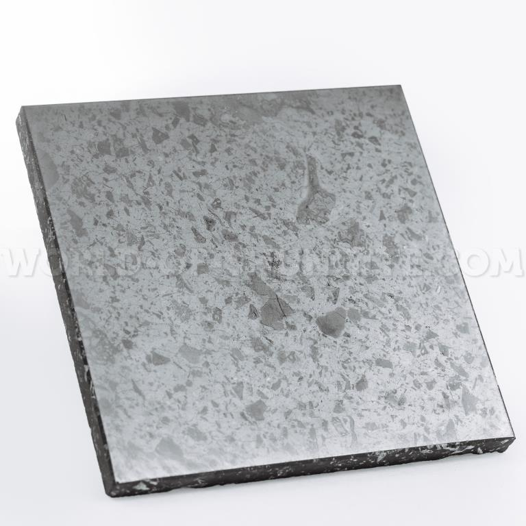 Shungite polished tile 10x10cm