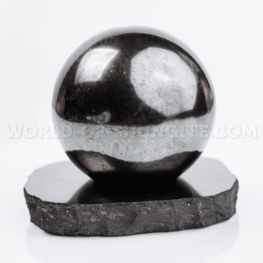 Shungite support for a sphere (large)
