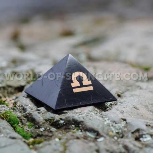 Shungite pyramid "Libra"
