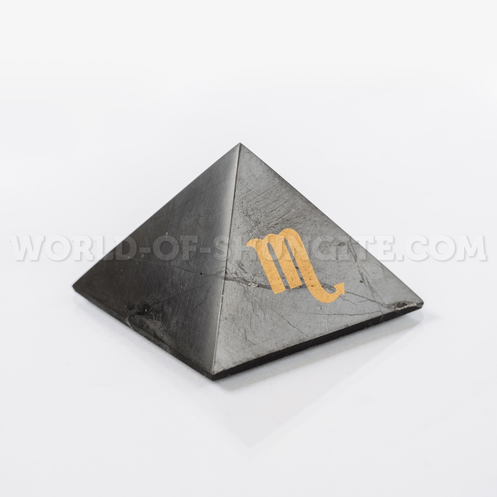 Shungite pyramid "Scorpio"