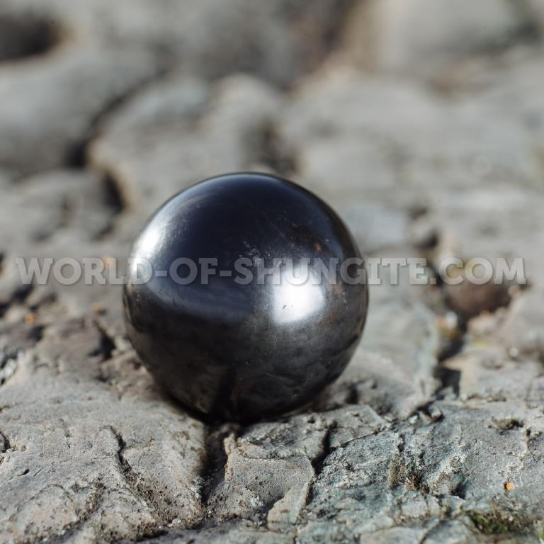 Shungite sphere 13cm from Russia