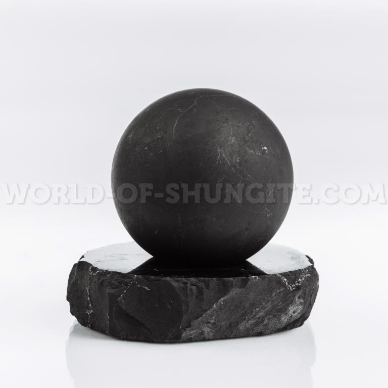 Shungite unpolished sphere 3 cm