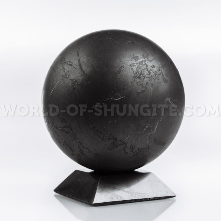 Shungite unpolished sphere 9 cm