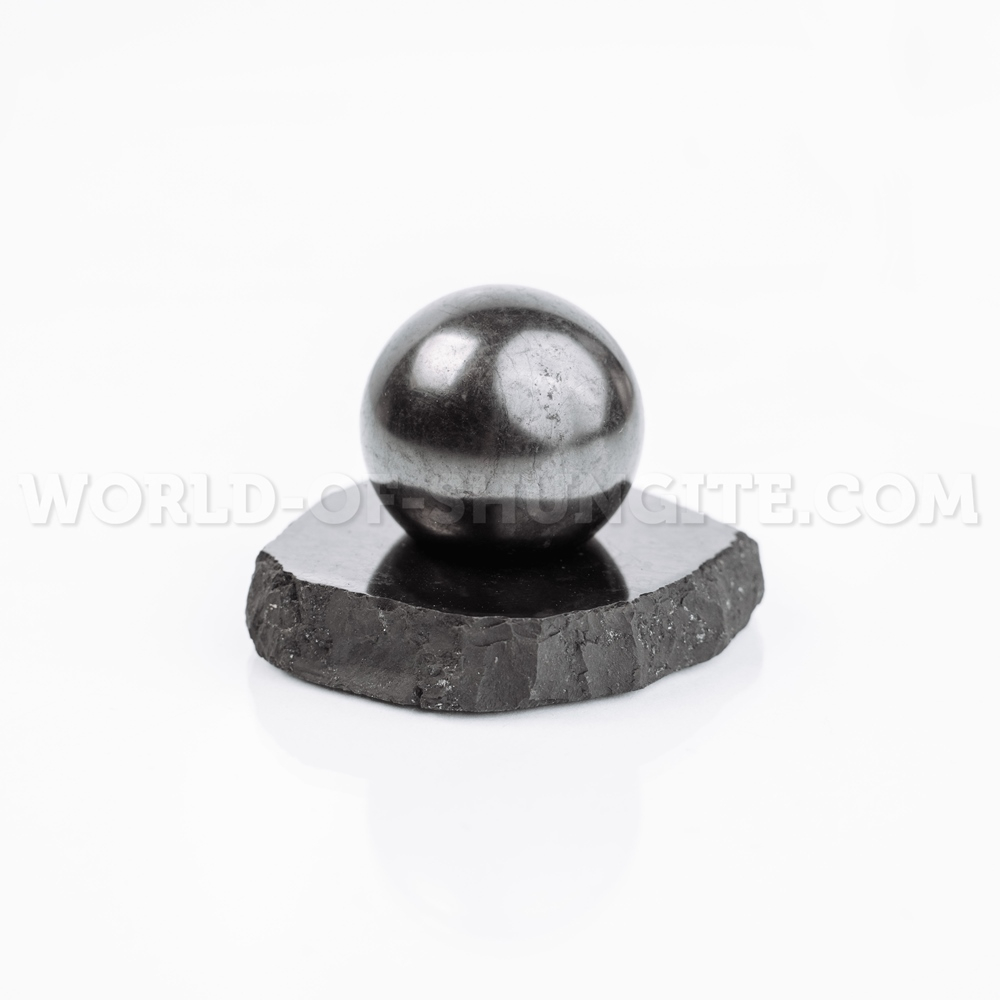 Shungite support for a sphere (small)