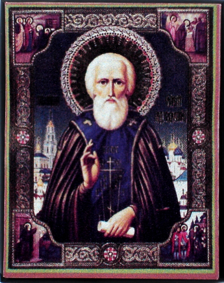 Icon by Sergius of Radonezh