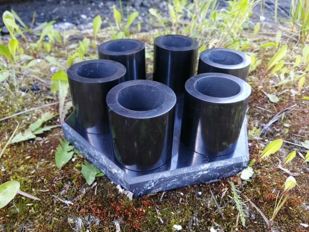 Set of stacks of 6 pieces from Russia