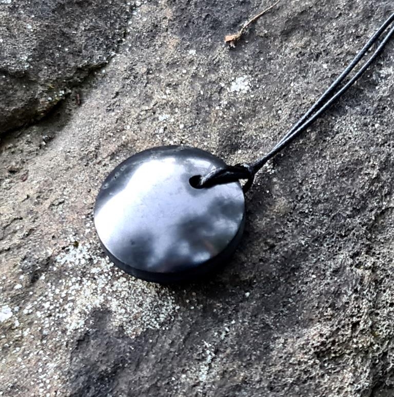Shungite pendant "Regina" from Russia