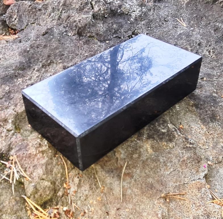 Shungite polished brick
