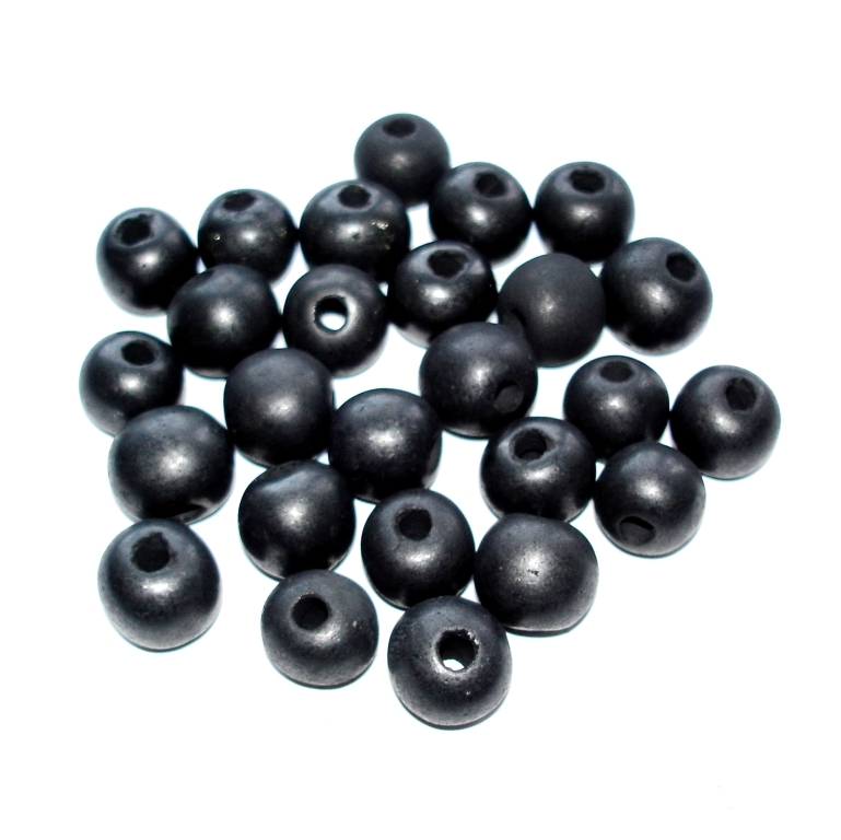 Placer of beads 10 mm (unpolished beads with holes)