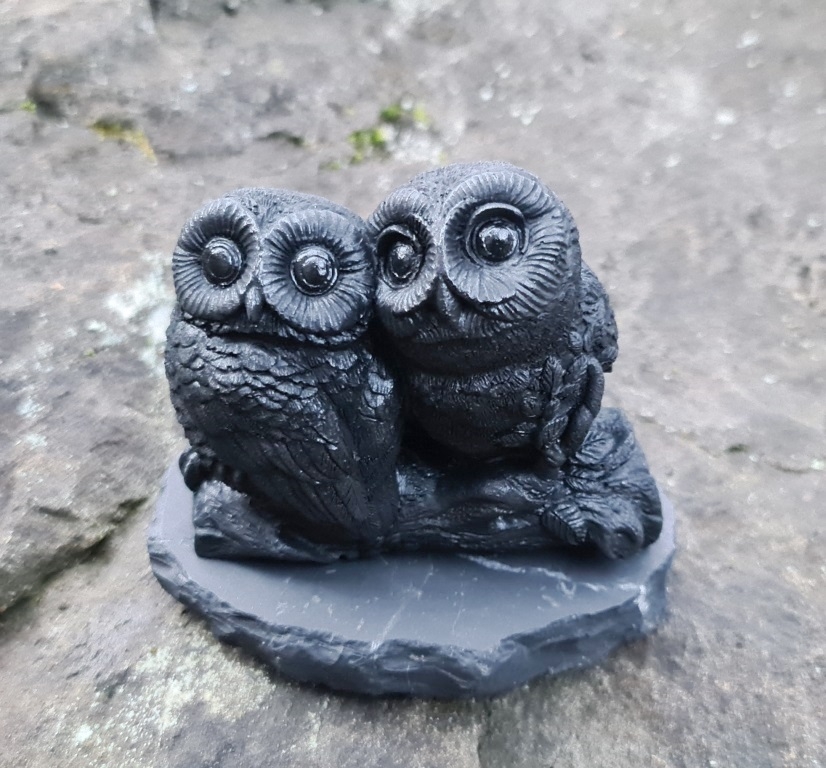 
																			Shungite Two owls
									