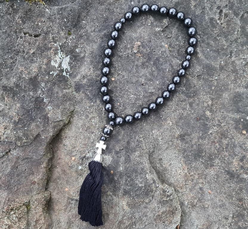 Shungite rosary_2