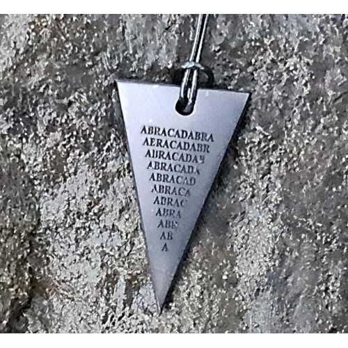 Shungite pendant Abracadabra down