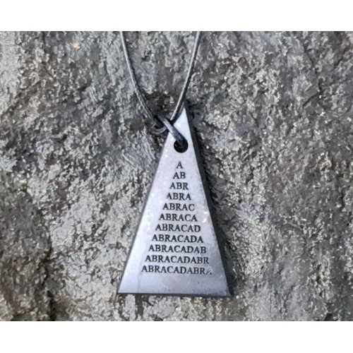 Shungite pendant Abracadabra top