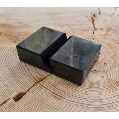 Shungite polished support for phone