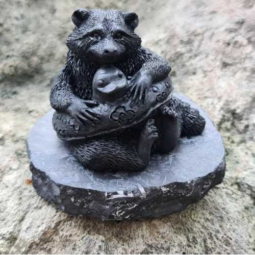 Shungite Raccoon and Lifebuoy