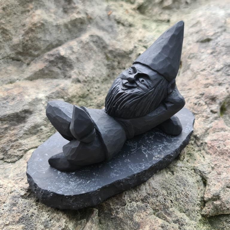 Shungite Figurine Gnome on vacation