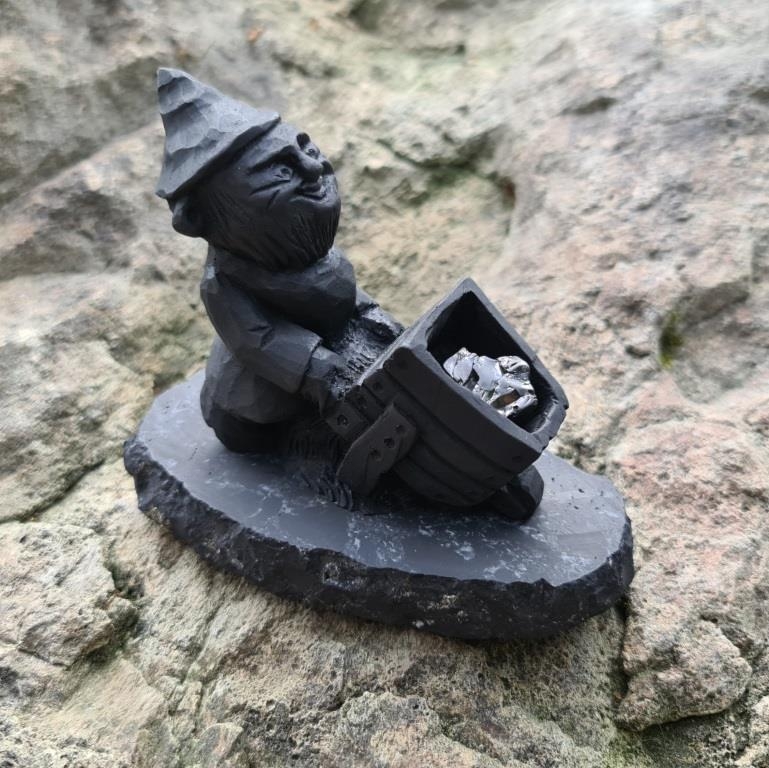 Shungite Figurine Working gnome