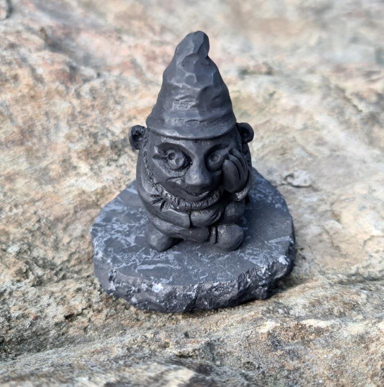 Shungite Figurine Smiling gnome