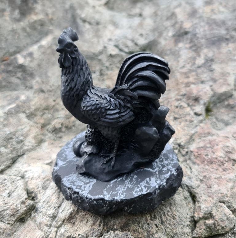 Shungite rooster