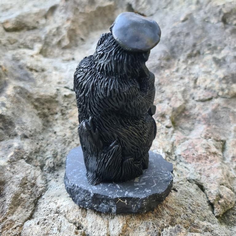 Shungite Bear with balalaika (big)