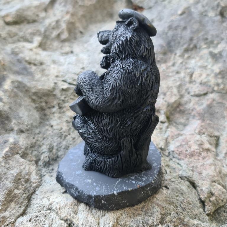 Shungite Bear with balalaika (big)