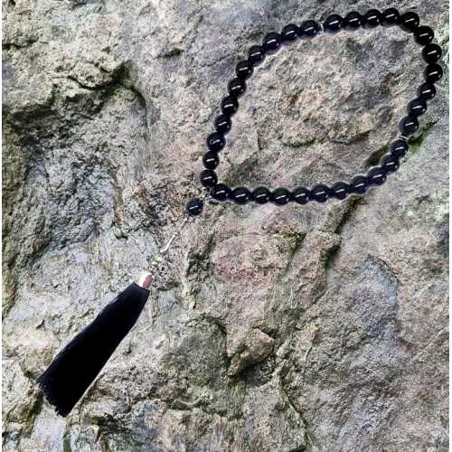 Shungite Muslim rosary