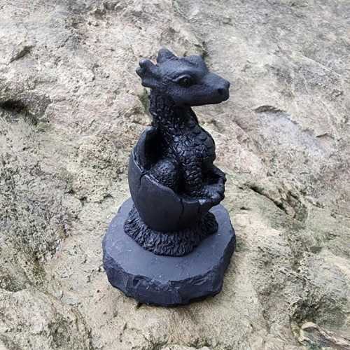 Shungite dragon in the egg