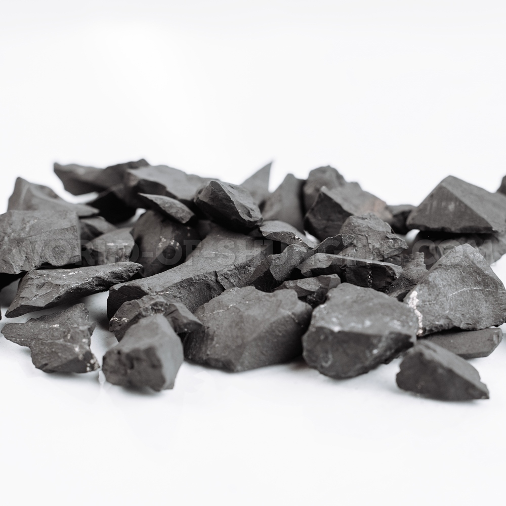 Shungite in granules (10-40 mm) 350 g in the package
