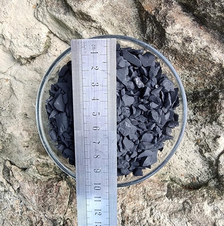 Small shungite in granules (5-15 mm) 350 g in the package