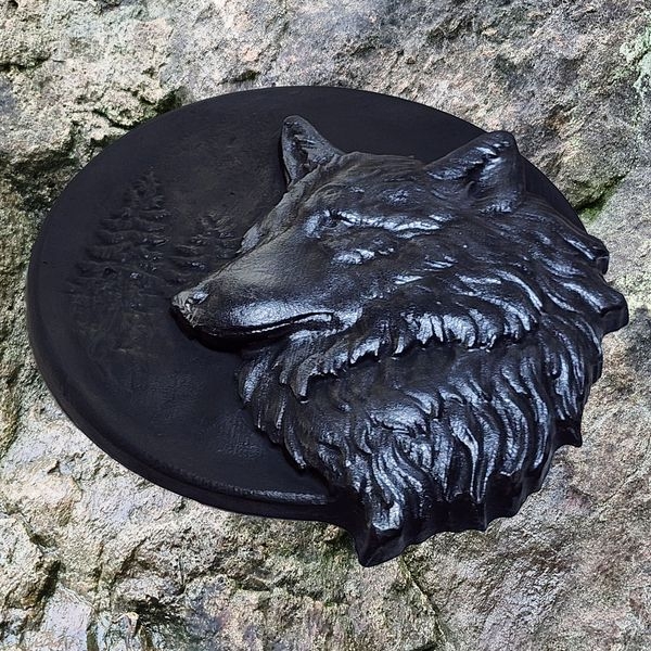 Shungite panel Wolf