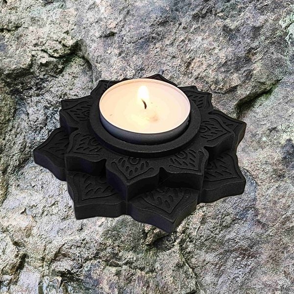 Shungite Candlestick "Flower "