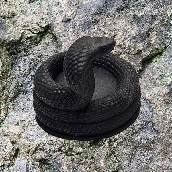 Shungite Candlestick Snake