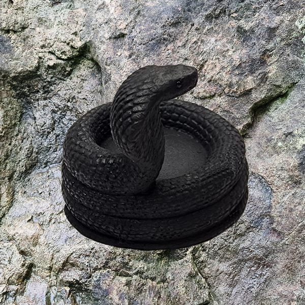 Shungite Candlestick "Snake"