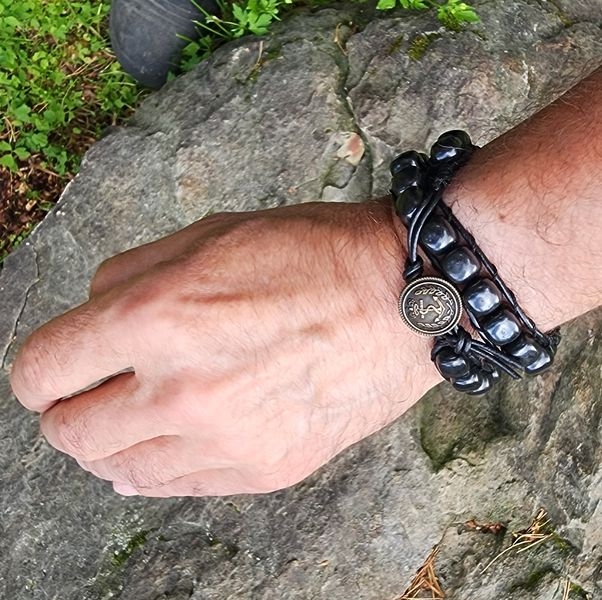 Shungite Men's bracelet "Walter"