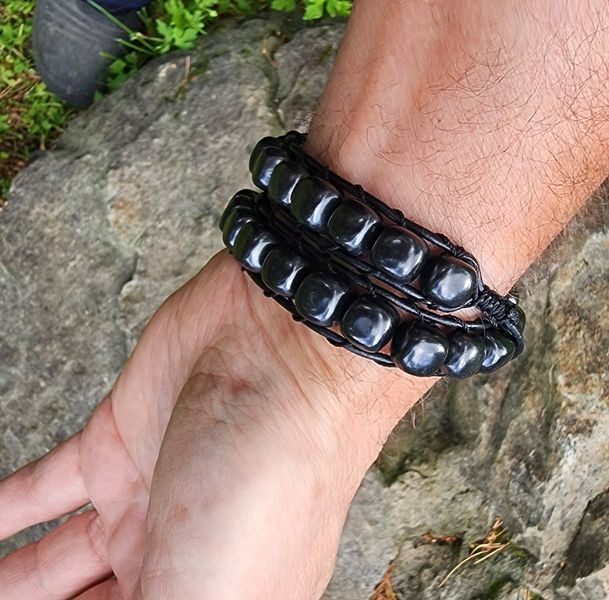 Shungite Men's bracelet "Walter"