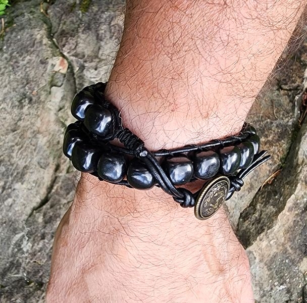 Shungite Men's bracelet "Walter"