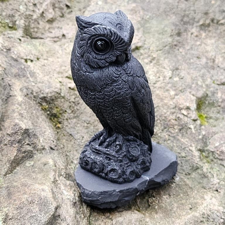 Shungite Big Owl