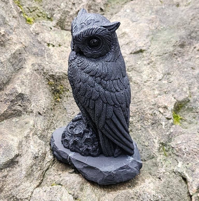 Shungite Big Owl