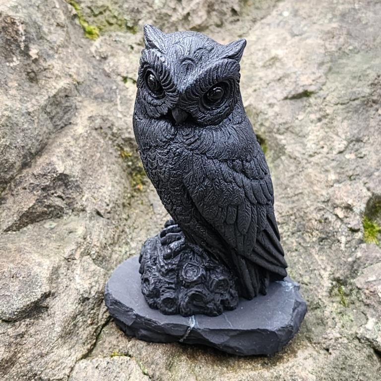 Shungite Big Owl